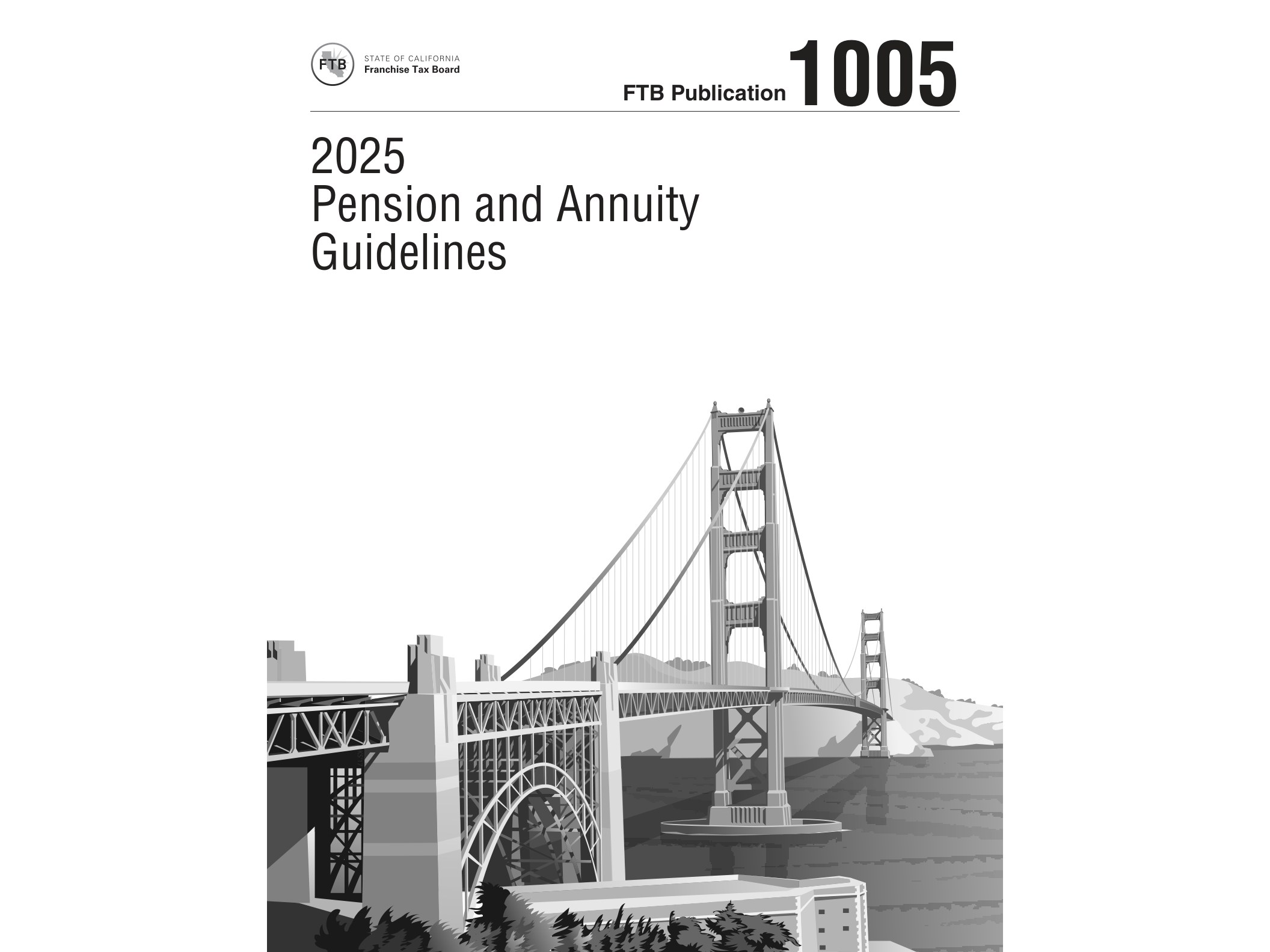 1005 FTB Publication 1005 2021 Pension and Annuity Guidelines - official form preview, page 1