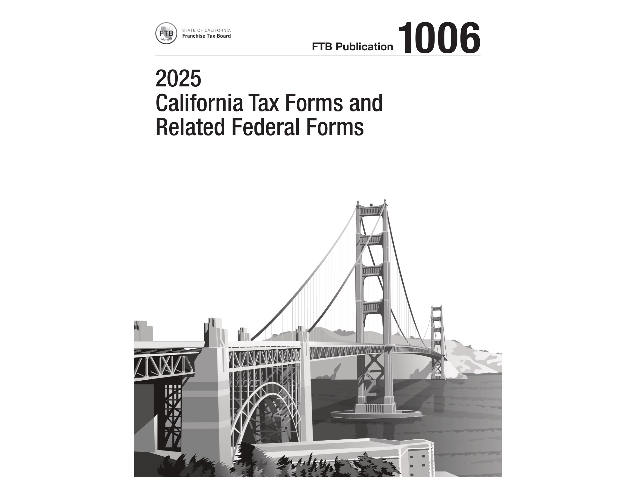1006 2020 Publication 1006 California Tax Forms and Related Federal Forms - official form preview, page 1